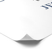 Elegant Waterverf Eucalyptus Weddenschap Welkomstb Poster (Hoek)