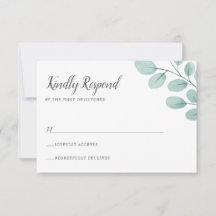 Elegant Waterverf Eucalyptus Wedding
