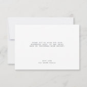 Elegant Waterverf Feestelijk Kerstboeket Bedankkaart (Achterkant)