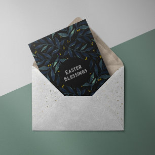 Elegant waterverf filialen Pasen Briefkaart