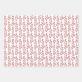 Elegant Waterverf, flamingos, goud en roze Inpakpapier Vel (Voorkant 2)