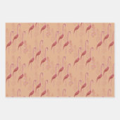 Elegant Waterverf flamingos, goud en roze wrappi Inpakpapier Vel (Voorkant)