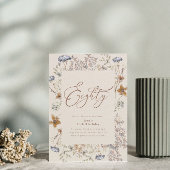 Elegant Waterverf Floral 80th Birthday Kaart