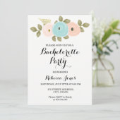 Elegant Waterverf Floral Bachelorette Kaart (Staand voorkant)