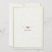 Elegant Waterverf Floral Bachelorette Party invit Kaart (Achterkant)