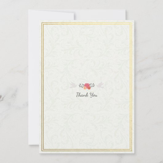 Elegant Waterverf Floral Bachelorette Party invit Kaart (Achterkant)