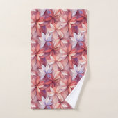 Elegant Waterverf Floral Bad Handdoek (Handdoek)