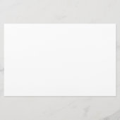 Elegant Waterverf Floral Botanisch met Hebreeuws Briefpapier (Achterkant)