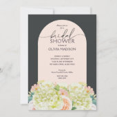 Elegant Waterverf Floral Bridal Shower Kaart (Voorkant)