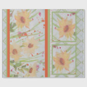 Elegant Waterverf Floral Cadeaupapier (Vlak)