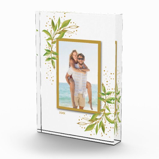 Elegant Waterverf Floral Fotoblokken (Rechts)