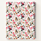 Elegant Waterverf Floral Greenery Personalized Notitieboek (Achterkant)