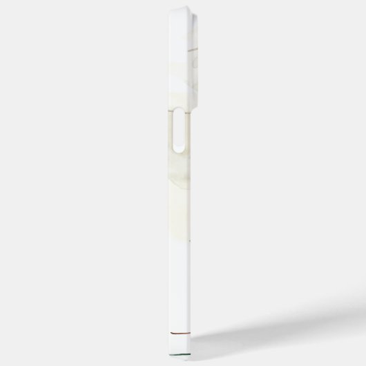 Elegant waterverf floral Hoesje-Mate iPhone case (Achterkant / Rechts)