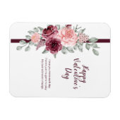 Elegant Waterverf Floral Magneet (Horizontaal)