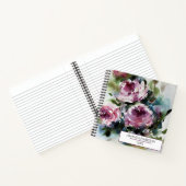Elegant Waterverf Floral Notitieboek (Binnen)