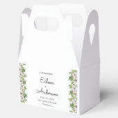 Elegant Waterverf Floral Pastel Wedding Cake Bedankdoosjes