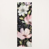 Elegant Waterverf Floral Persoonlijke benaming Yogamat (Achterkant)