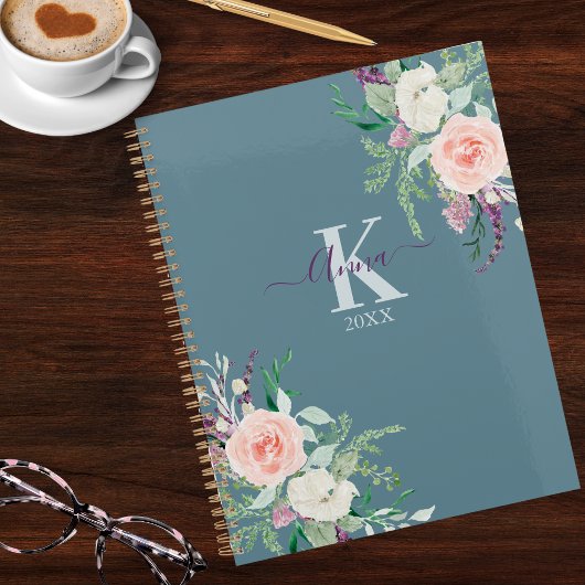 Elegant Waterverf Floral Planner