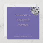 Elegant Waterverf Floral Surprise Birthday Party Kaart (Achterkant)