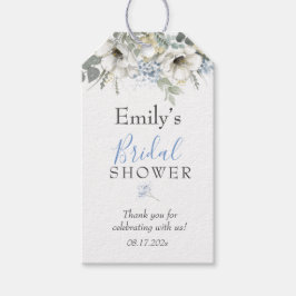Elegant Waterverf Floral Vrijgezellenfeest Cadeaulabel