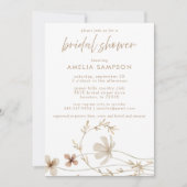 Elegant Waterverf Floral Vrijgezellenfeest Kaart (Voorkant)