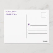 Elegant Waterverf Floral Vrijgezellenfeest Tea Briefkaart (Achterkant)