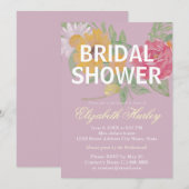 Elegant Waterverf Floral Vrijgezellenfeest Wedding Kaart (Voorkant / Achterkant)