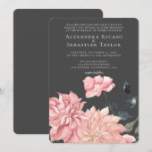 Elegant Waterverf Floral Wedding (Voorkant / Achterkant)