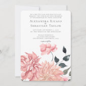 Elegant Waterverf Floral Wedding (Voorkant)