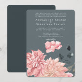 Elegant Waterverf Floral Wedding (Voorkant / Achterkant)