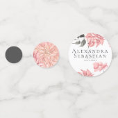 Elegant Waterverf Floral Wedding Confetti (Voorkanten)
