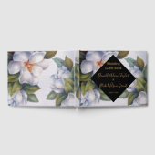 Elegant Waterverf Floral Wedding, Ontvangst Gastenboek (Volledig)