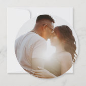 Elegant Waterverf Floral Wedding Save the Date (Achterkant)