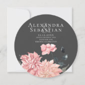 Elegant Waterverf Floral Wedding Save the Date (Voorkant)