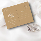 Elegant Waterverf Floral Wedding Save the Date Briefkaart
