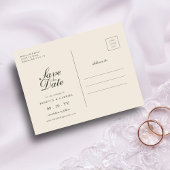 Elegant Waterverf Floral Wedding Save the Date Briefkaart