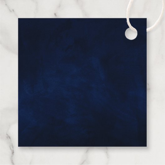 Elegant Waterverf Floral Wreath Merry Kerstmis Bedankjes Labels (Achterkant)