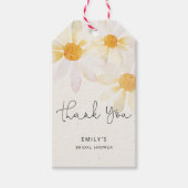 Elegant waterverf floreel vrijgezellenfeest cadeaulabel (Voorkant)