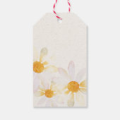 Elegant waterverf floreel vrijgezellenfeest cadeaulabel (Achterkant)