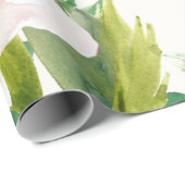 Elegant Waterverf Flowers Cadeaupapier (Rol Hoek)