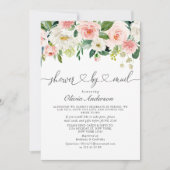 Elegant Waterverf Flowers Vrijgezellenfeest per po Kaart (Voorkant)