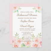 Elegant Waterverf Flowers Weddenschap Kaart (Voorkant / Achterkant)