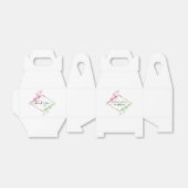 Elegant Waterverf Flowers Wedding Bedankdoosjes (Uitgevouwen)