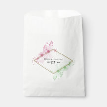 Elegant Waterverf Flowers Wedding