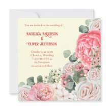 Elegant Waterverf Flowers Wedding