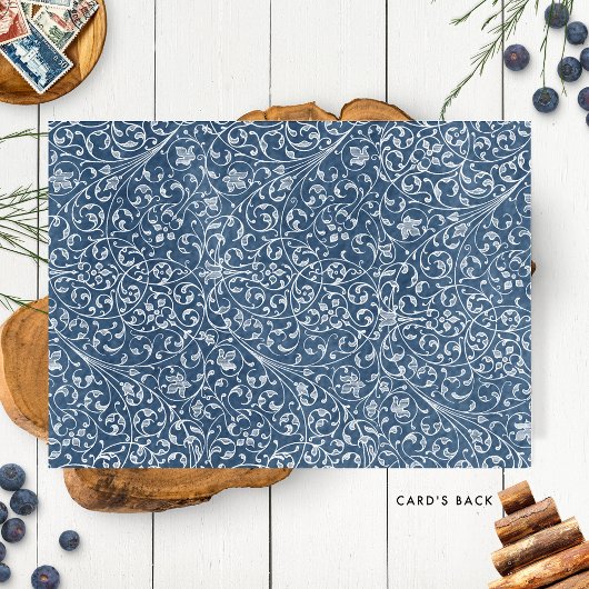 Elegant Waterverf Forest and Fox, Peace and Joy Feestdagenkaart