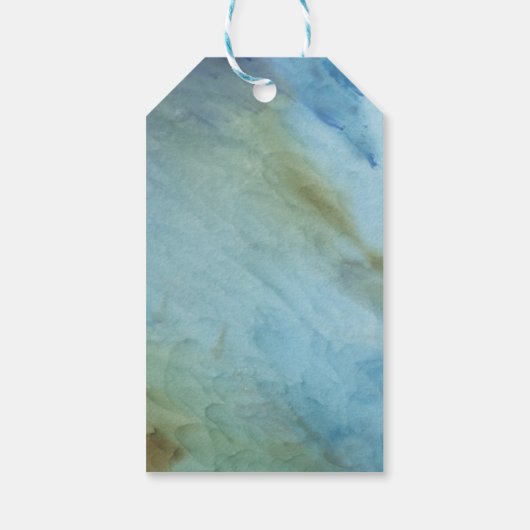 Elegant waterverf gift label cadeaulabel (Achterkant)