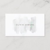 Elegant Waterverf Glitter Visitekaartje (Voorkant)