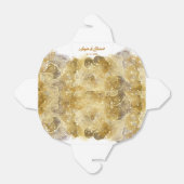 Elegant Waterverf Gold Wedding Favor Box Bedankdoosjes (Uitgevouwen)