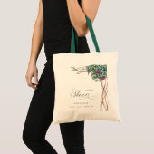 Elegant Waterverf Grapevine Foliage Vrijgezellenfe Tote Bag (Voorkant (product))